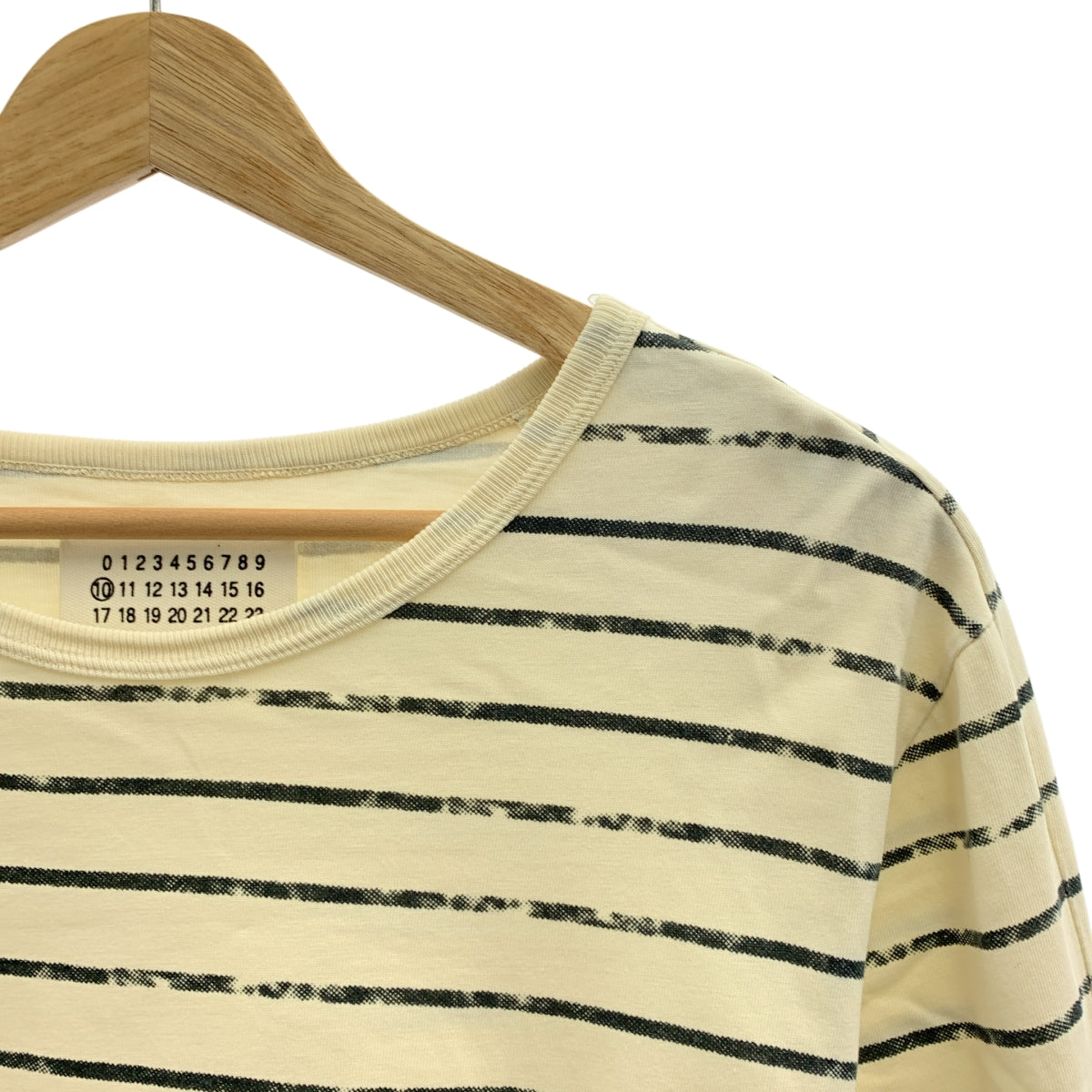 Martin Margiela / マルタンマルジェラ | ボーダー プリント Tシャツ | 48 | メンズ