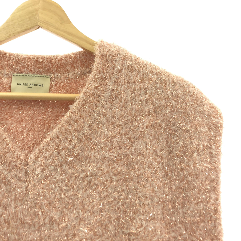 UNITED ARROWS / 유나이티드 아로즈 | 2024AW | 반짝 반짝 빛나는 민소매 니트 조끼 | F |