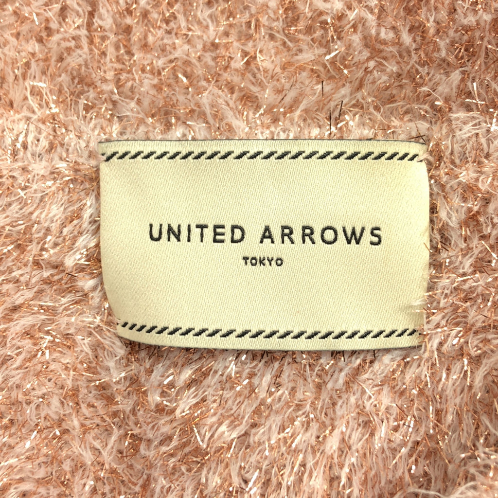 UNITED ARROWS / 유나이티드 아로즈 | 2024AW | 반짝 반짝 빛나는 민소매 니트 조끼 | F |