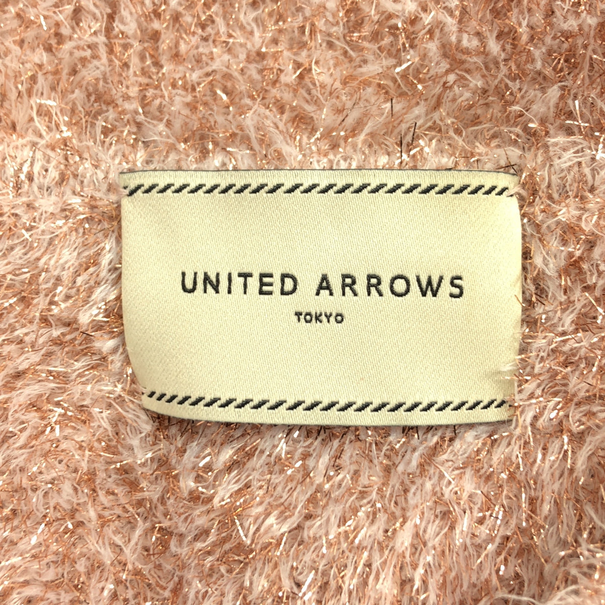 UNITED ARROWS / 유나이티드 아로즈 | 2024AW | 반짝 반짝 빛나는 민소매 니트 조끼 | F |