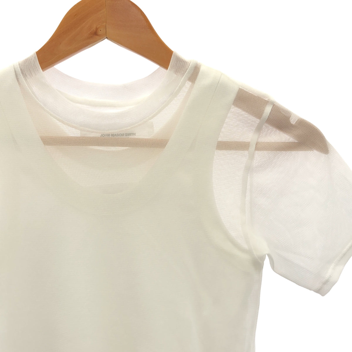 【美品】  JANE SMITH / ジェーンスミス | 2025SS | SHORT SLEEVE WITH TANK LAYERED PULLOVER ショートスリーブ レイヤード プルオーバー | 36 | ホワイト | レディース