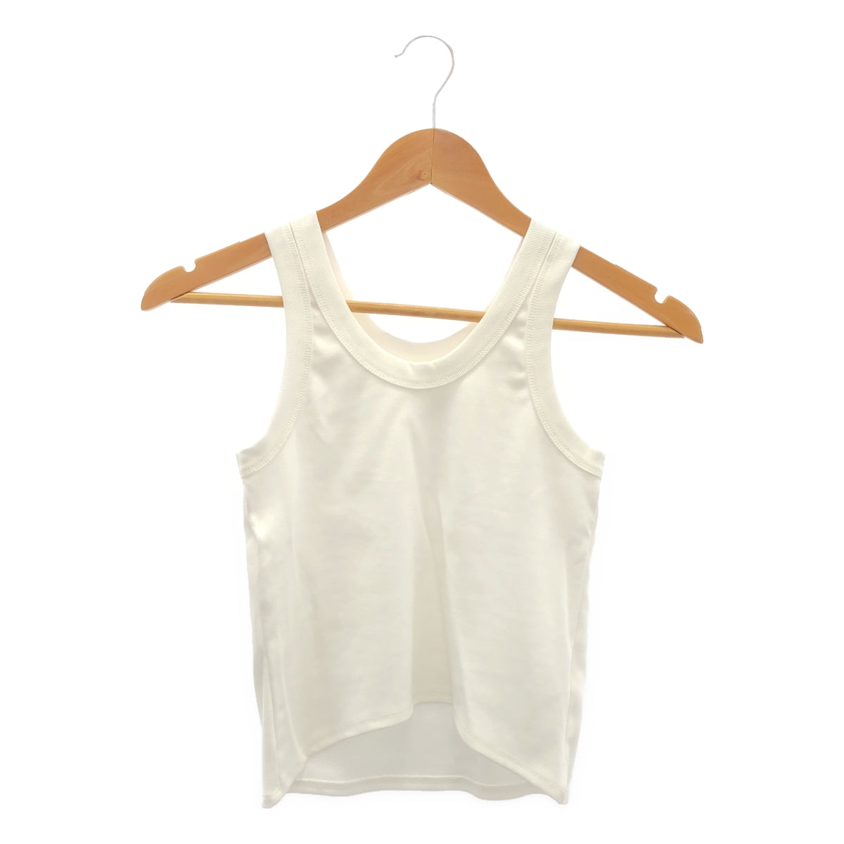 【美品】  JANE SMITH / ジェーンスミス | 2025SS | SHORT SLEEVE WITH TANK LAYERED PULLOVER ショートスリーブ レイヤード プルオーバー | 36 | ホワイト | レディース