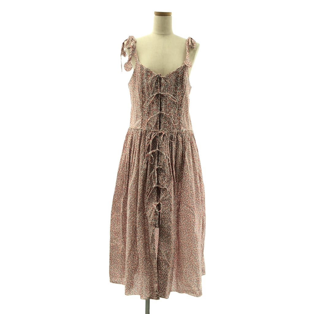 HORROR VACUI / ホラーヴァキュイ | コットン 総柄 キャミソール ワンピース | S | レディース