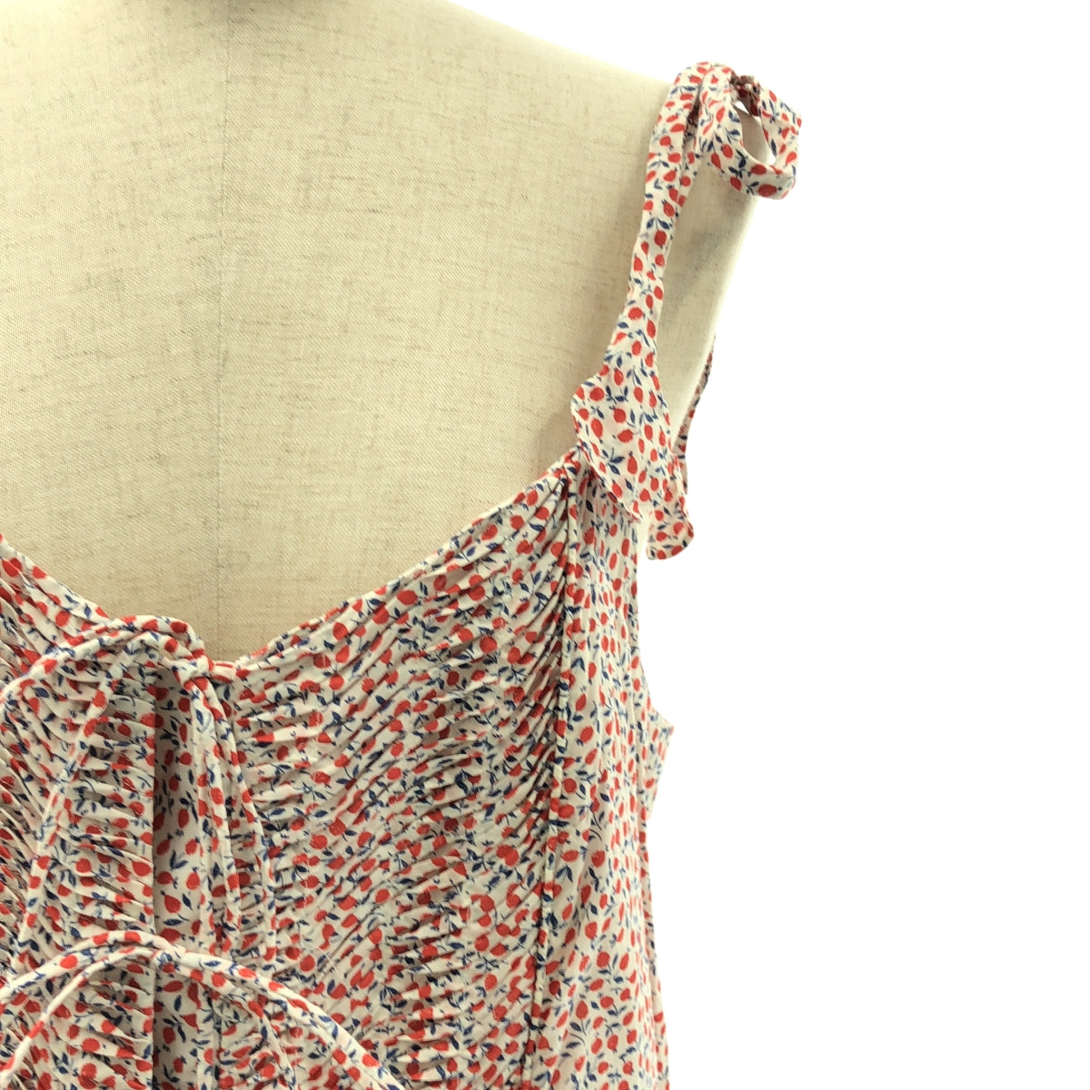 HORROR VACUI / ホラーヴァキュイ | コットン 総柄 キャミソール ワンピース | S | レディース