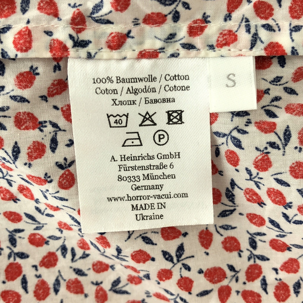 HORROR VACUI / ホラーヴァキュイ | コットン 総柄 キャミソール ワンピース | S | レディース