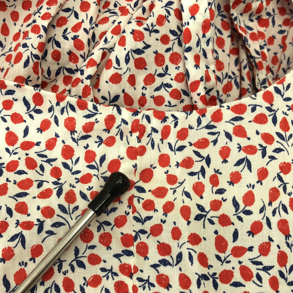 HORROR VACUI / ホラーヴァキュイ | コットン 総柄 キャミソール ワンピース | S | レディース