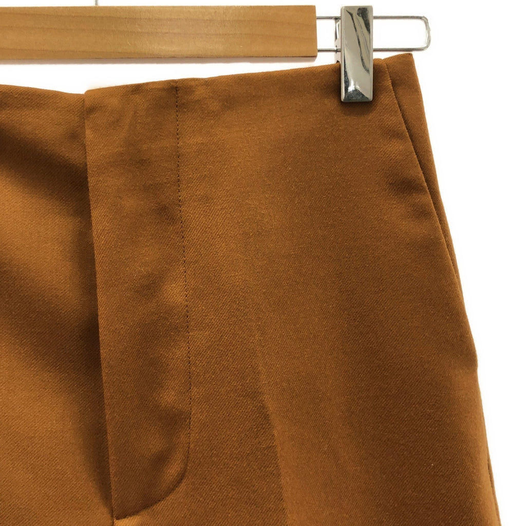 MARNI / 마르니 | 울 플레어 와이드 슬랙스 팬츠 | 38 | 브라운 계열 | 여성