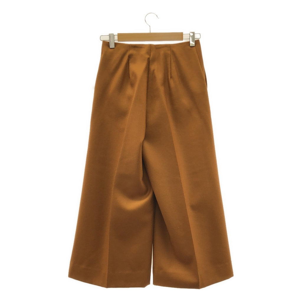 MARNI / 마르니 | 울 플레어 와이드 슬랙스 팬츠 | 38 | 브라운 계열 | 여성