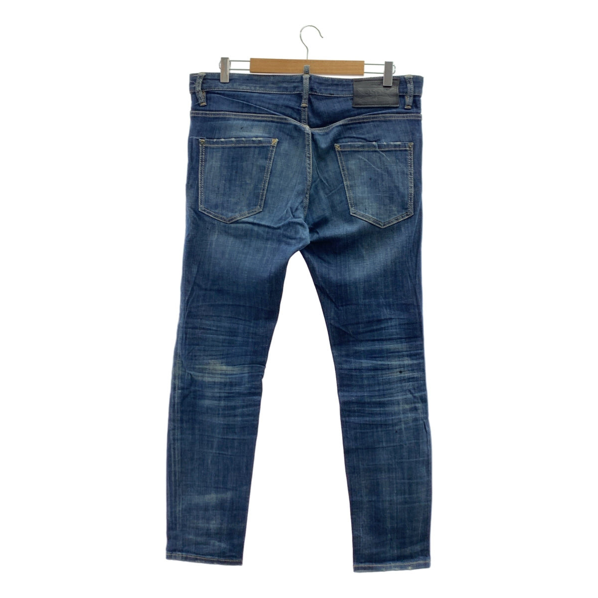 DSQUARED2 | 滑板牛仔褲 | 彩繪滑板牛仔褲 | 50碼 | 靛藍色 | 男款