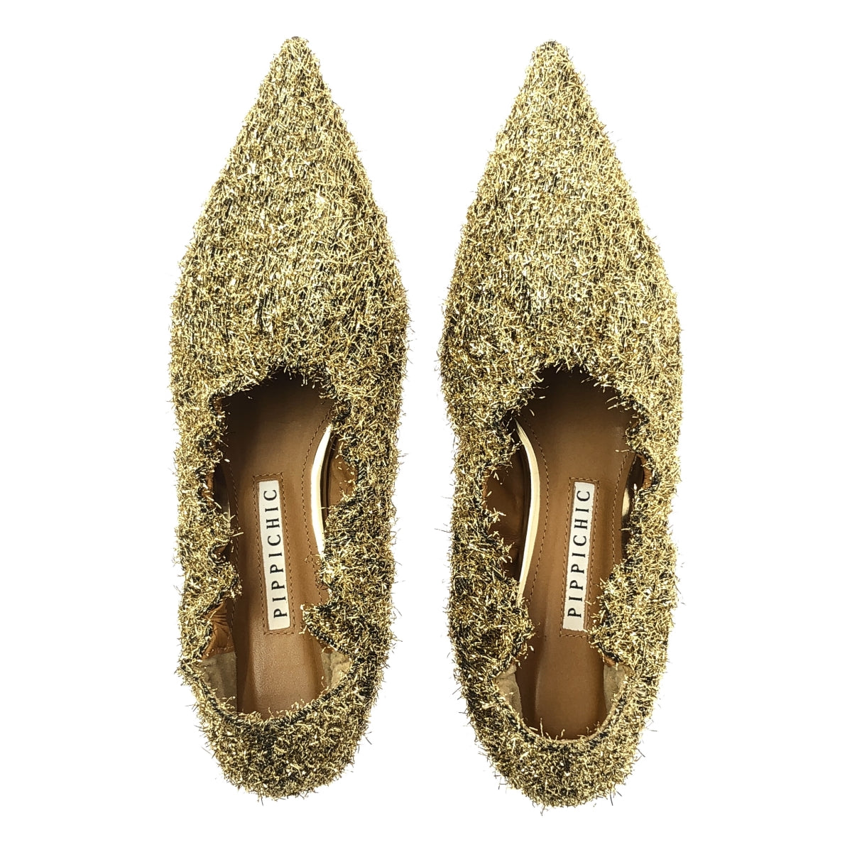 PIPPICHIC / ピッピシック | Remy Deeply フリンジ ポインテッドトゥ パンプス | 36 1/2 | レディース