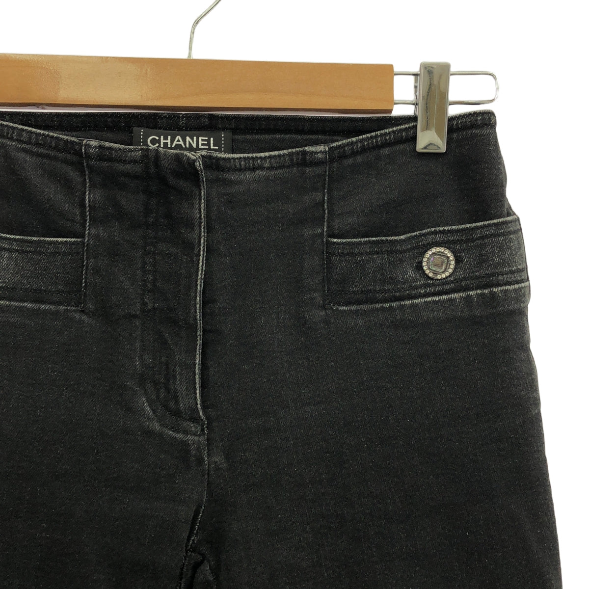 CHANEL JEANS 黒36
