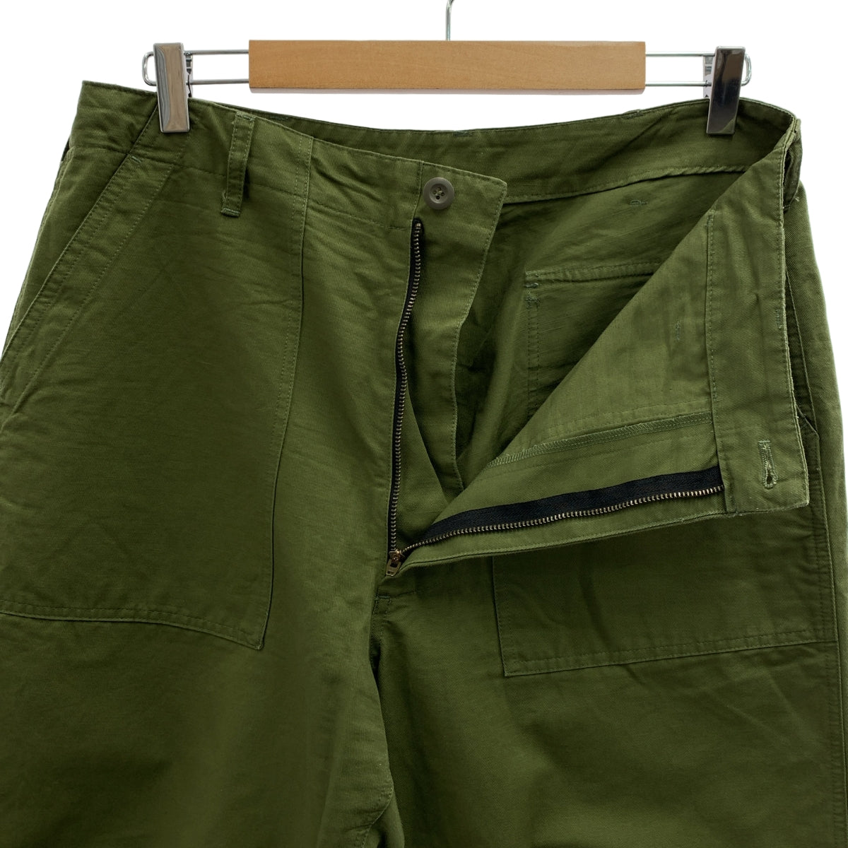 HTS / エイチティーエス | ミリタリー ワイド ベイカー パンツ | 46 | メンズ