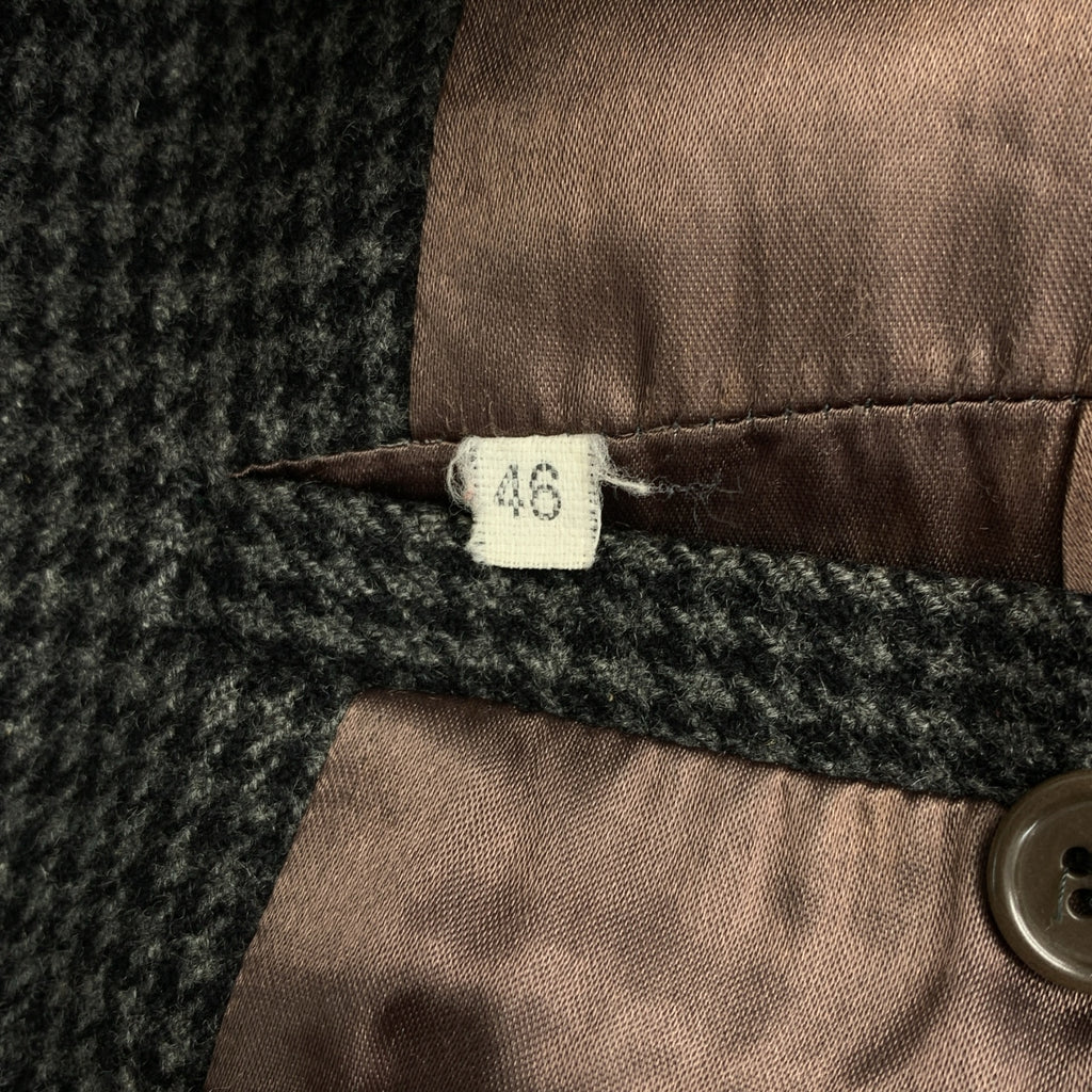 HELMUT LANG / Helmut Lang | 1990年代 | 羊毛粗花呢千鳥格雙層切斯特大衣 | 46碼 |