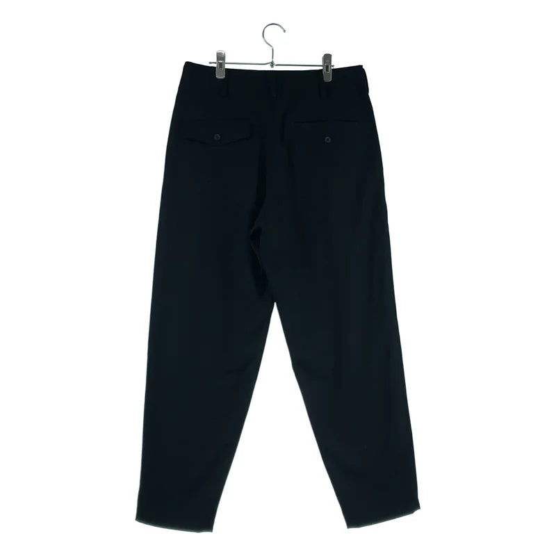 YOHJI YAMAMOTO POUR HOMME / ヨウジヤマモトプールオム | 2025AW | WOOL GABARDINE 2TUCKS PANTS / ウールギャバジン 2タック パンツ | 2 | メンズ