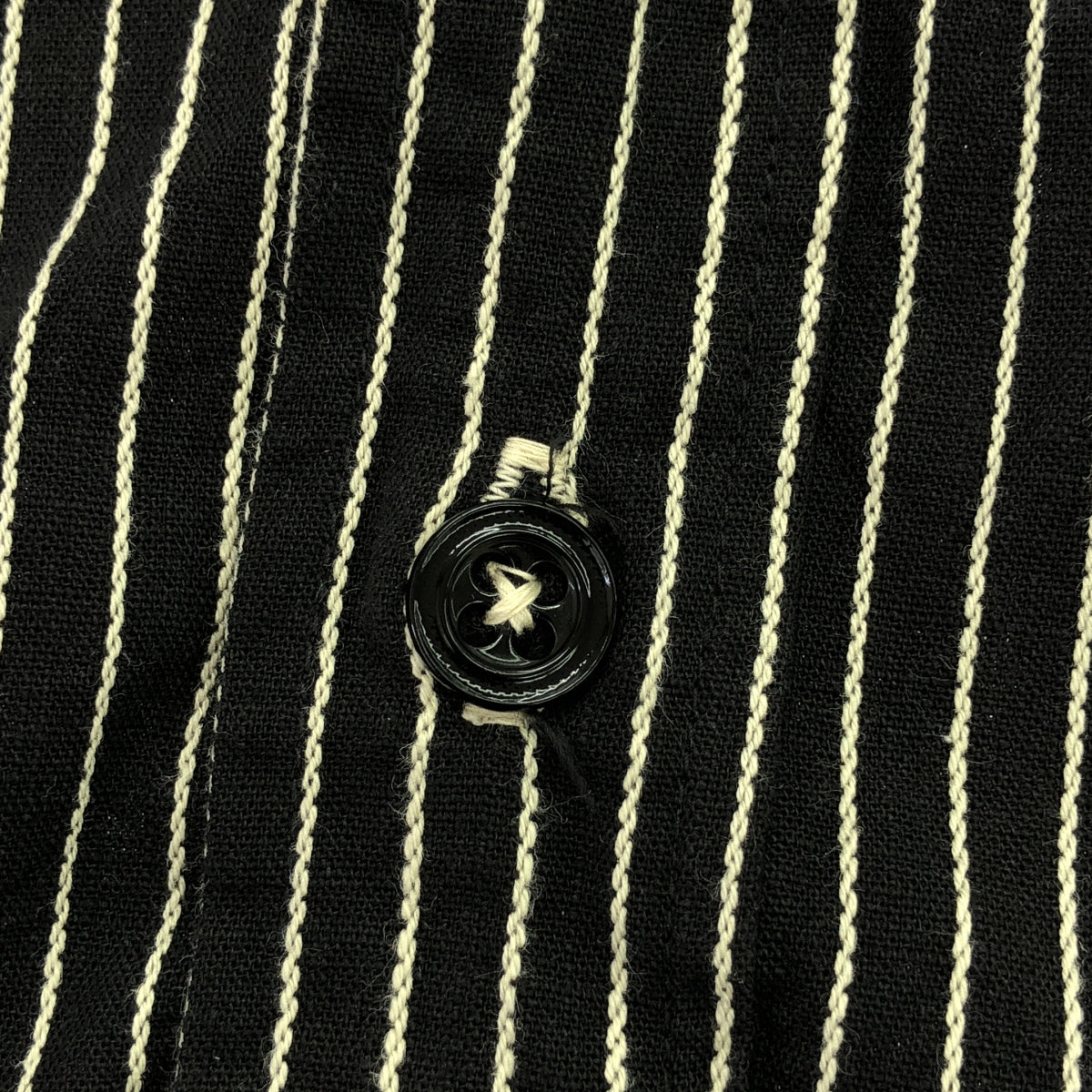 WAREHOUSE / ウエアハウス | Lot 3045 Stripe Pullover Shirts / ビッグシルエット プルオーバー シャツ | 42 | ブラック/ホワイト | メンズ