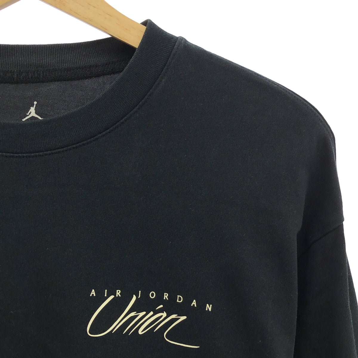 NIKE / 나이키 | × UNION / 유니온 Long Sleeve Tee / 로고 슬리브 컷소우 | M | 블랙 | 남성