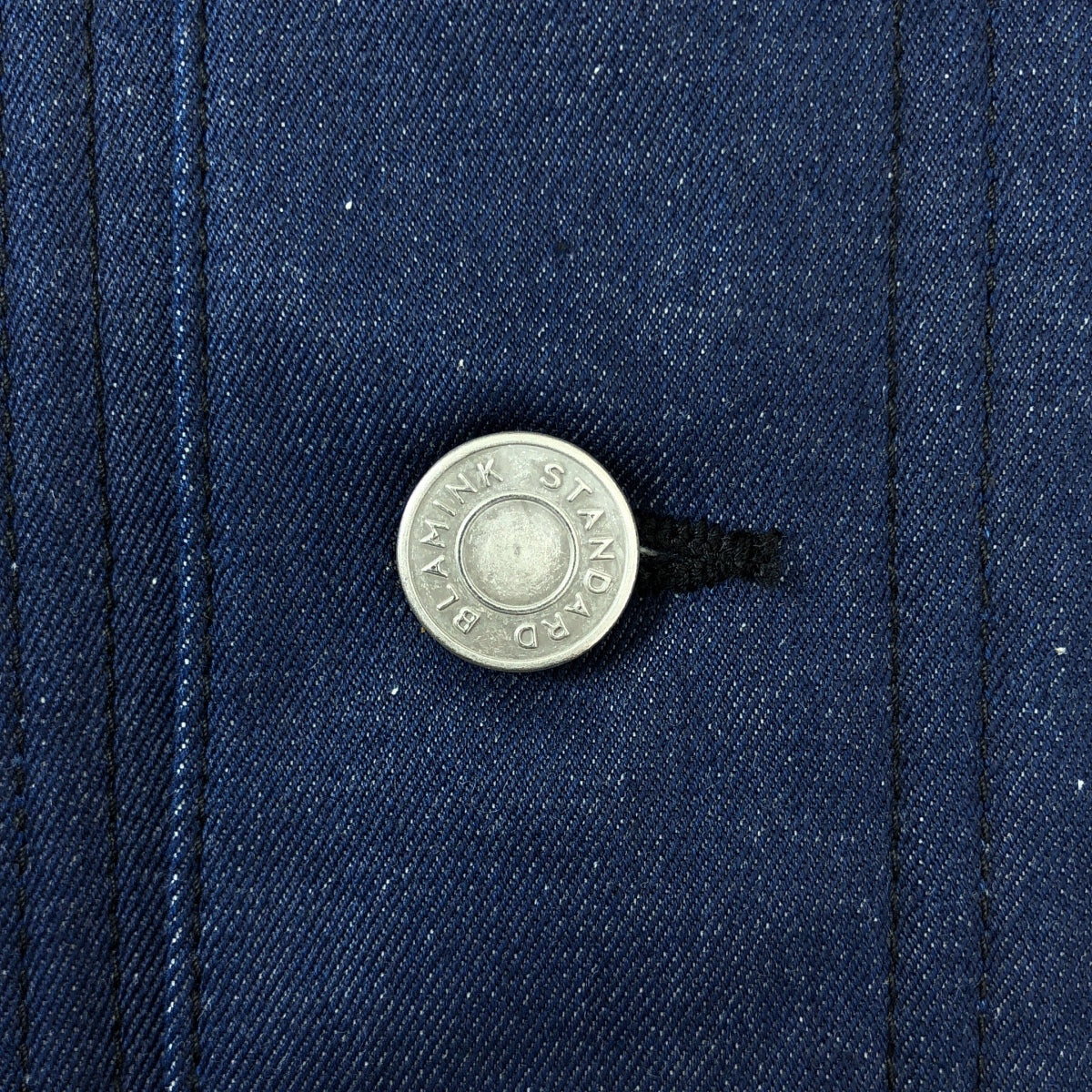 【美品】  BLAMINK / ブラミンク | 2024SS | オーバーシルエット デニム ボタン ベスト | 38 | インディゴ | レディース