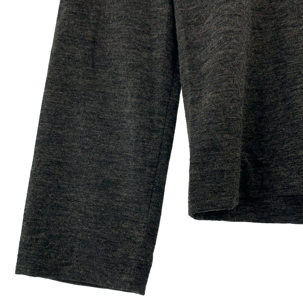 COMME des GARÇONS | 經編布料1999 春夏 |聚酯羊毛貼片開襟衫|