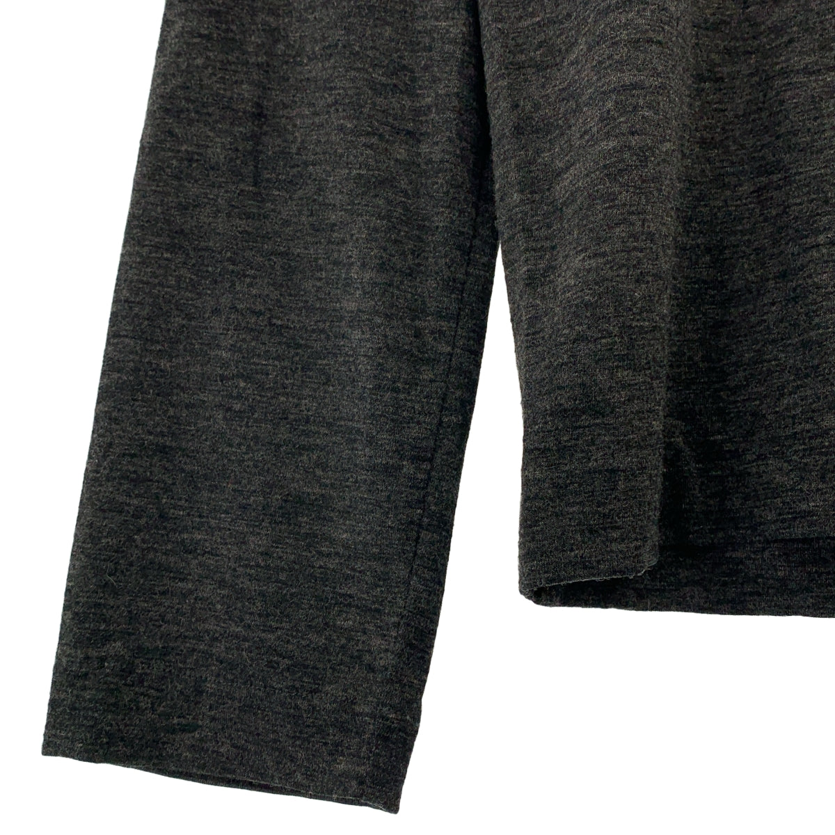 COMME des GARÇONS | 經編布料1999 春夏 |聚酯羊毛貼片開襟衫|