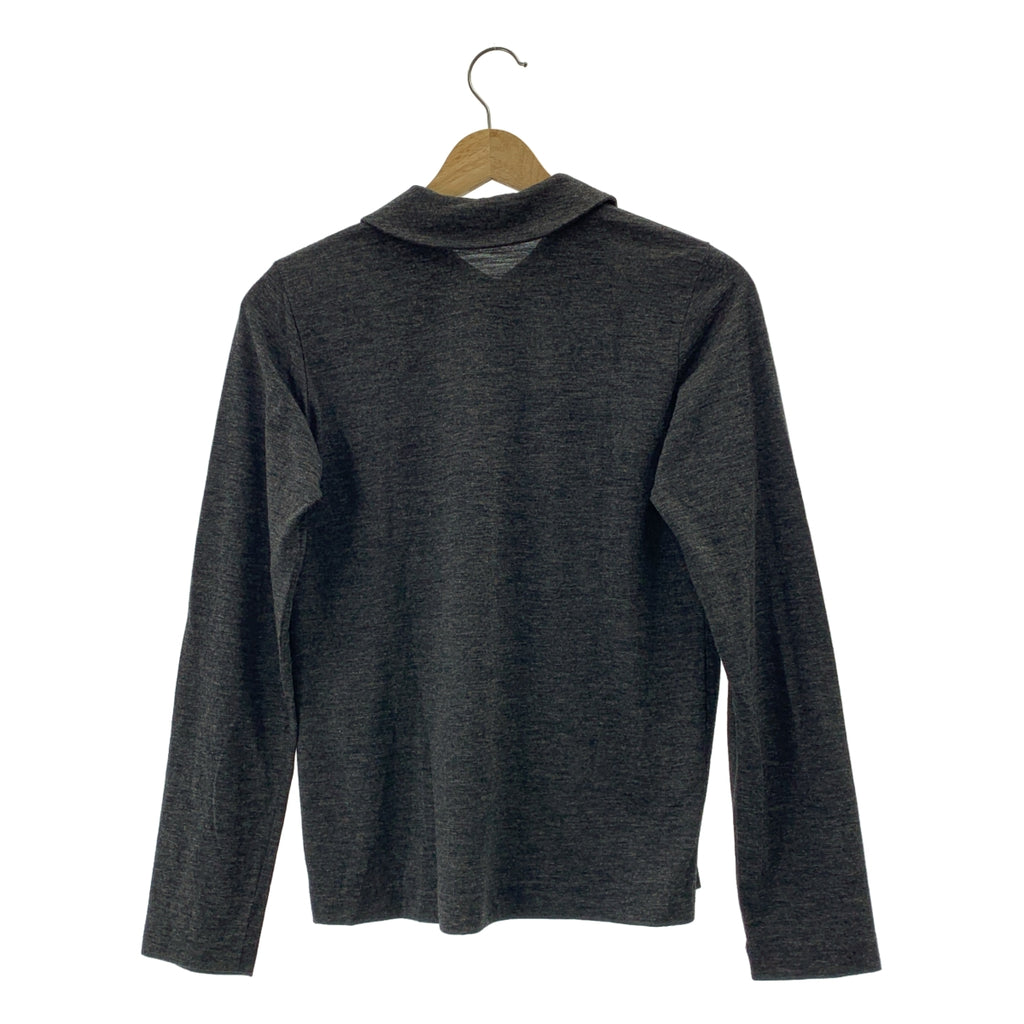 COMME des GARÇONS | 經編布料1999 春夏 |聚酯羊毛貼片開襟衫|