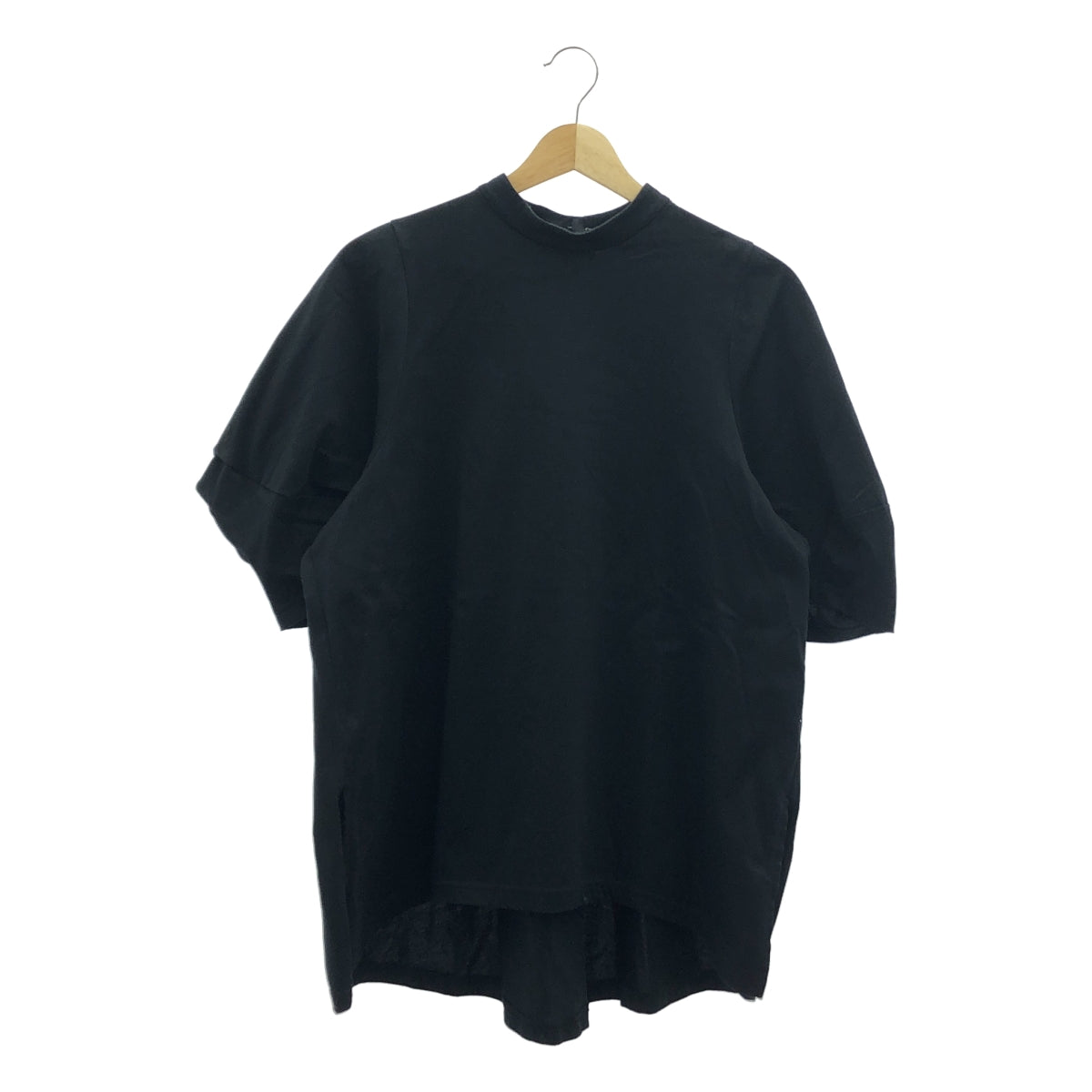 ENFOLD | 2023 春夏 | 純色袖套頭T卹 | 38碼 | 黑色 | 女款