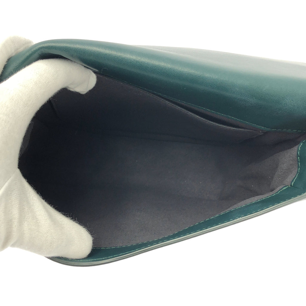 STELLA McCARTNEY / 스텔라 맥카트니 | 플레임 미디엄 가죽 숄더백 | 그린 / 골드 | 여성