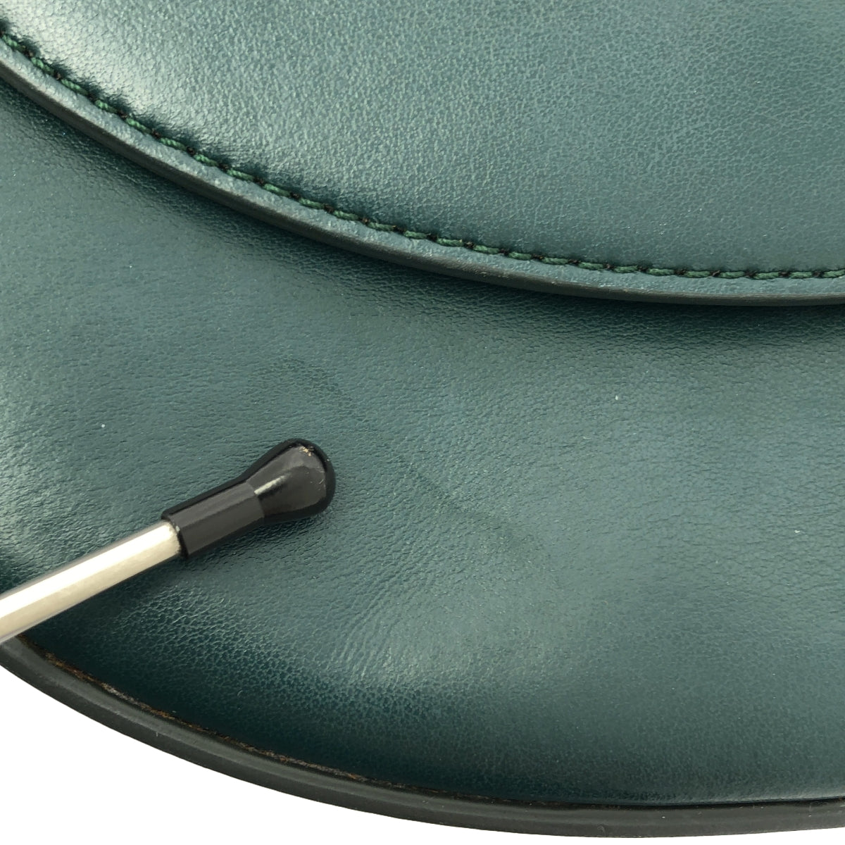 STELLA McCARTNEY / 스텔라 맥카트니 | 플레임 미디엄 가죽 숄더백 | 그린 / 골드 | 여성