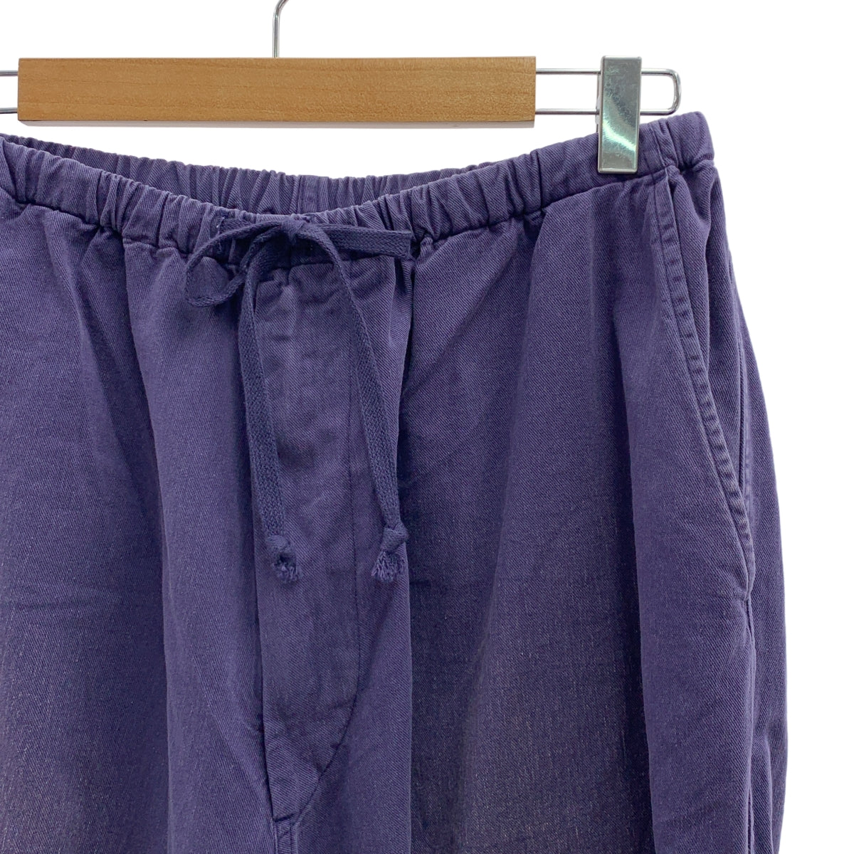 COMOLI | 2024SS | 棉質斜紋膝褶褲 | 2 碼 | 男款