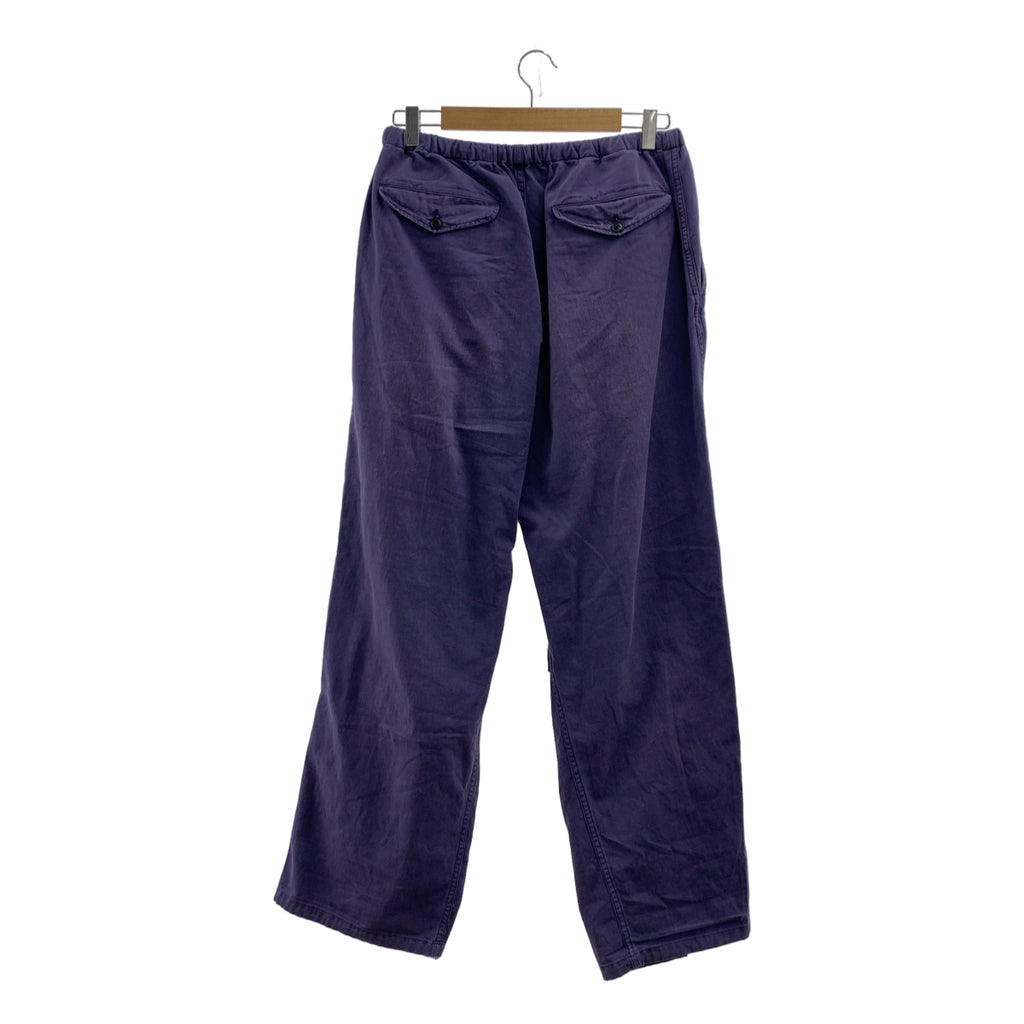 COMOLI | 2024SS | 棉質斜紋膝褶褲 | 2 碼 | 男款