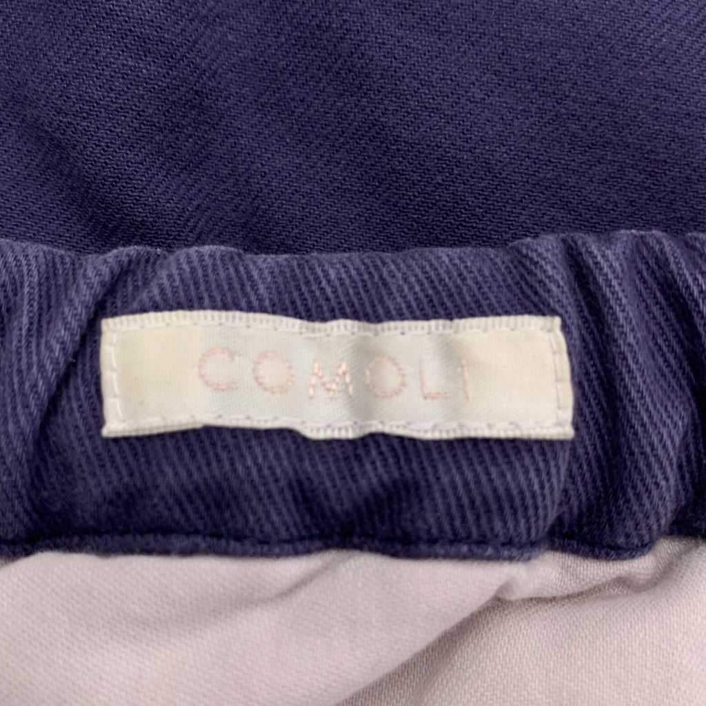 COMOLI | 2024SS | 棉質斜紋膝褶褲 | 2 碼 | 男款