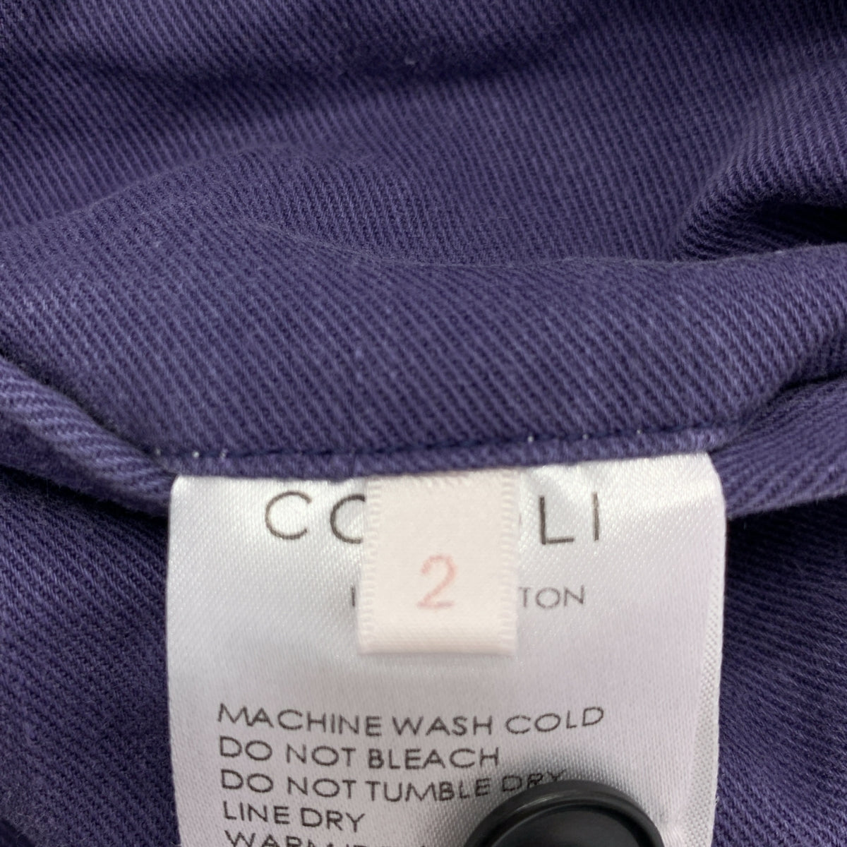 COMOLI | 2024SS | 棉質斜紋膝褶褲 | 2 碼 | 男款