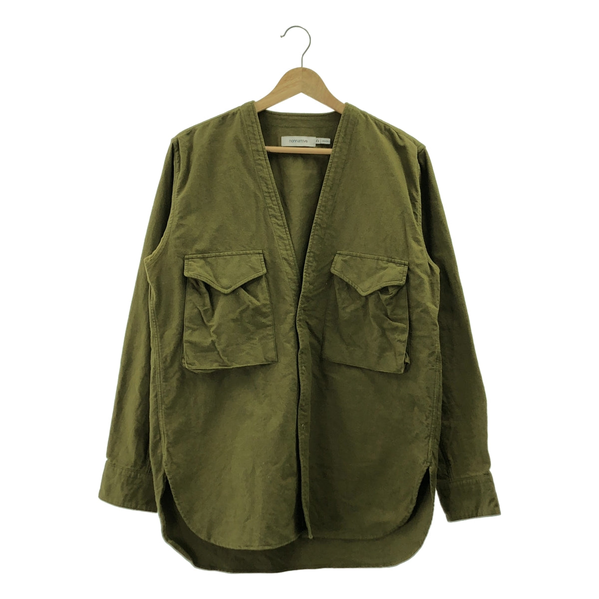 nonnative / ノンネイティブ | CARPENTER SHIRT JACKET COTTON FLANNEL Vネック シャツジャケット | 0 | メンズ