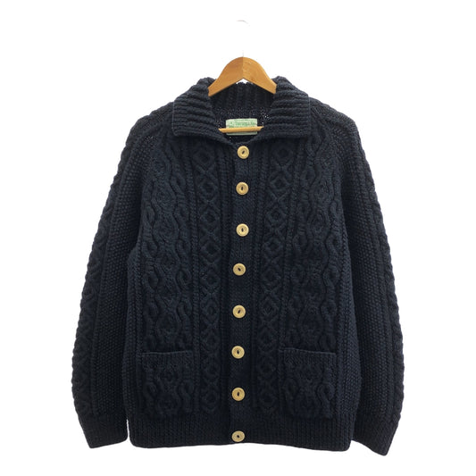 INVERALLAN / Inverallan | 3A / Wool cable Aran knit cardigan |