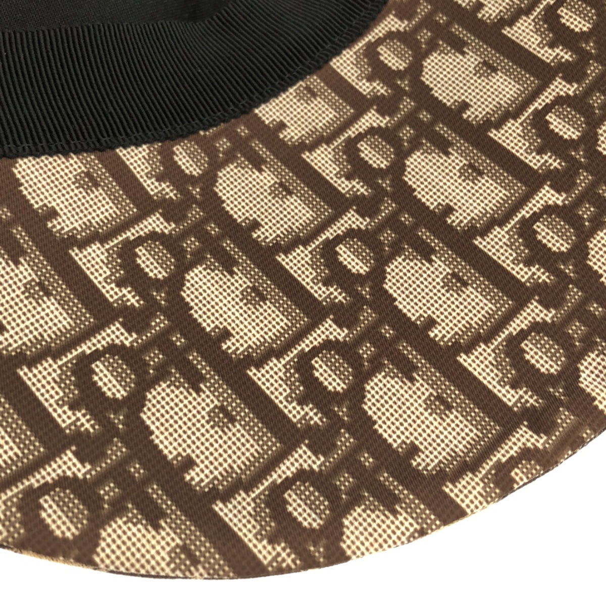 [Good Condition] Christian Dior | Leopard Print Oblique Cap | Size 58 | Brown | Women's