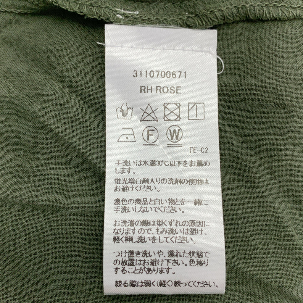 Frank &amp; Eileen / 프랭크 앤 아이린 | × Ron Herman / 론허먼 RH ROSE / 코튼 염색 가공 셔츠 블라우스 | XS |