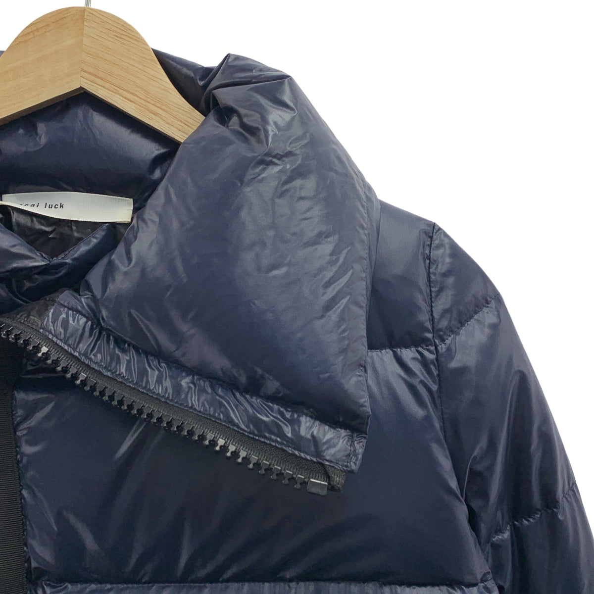 sacai luck | 不對稱拉鍊羽絨外套 | 尺寸 1 | 女款