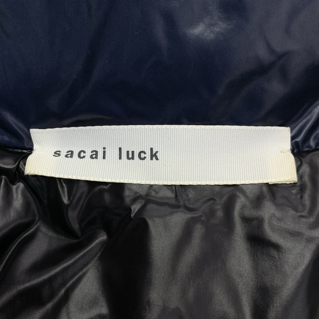 sacai luck | 不對稱拉鍊羽絨外套 | 尺寸 1 | 女款