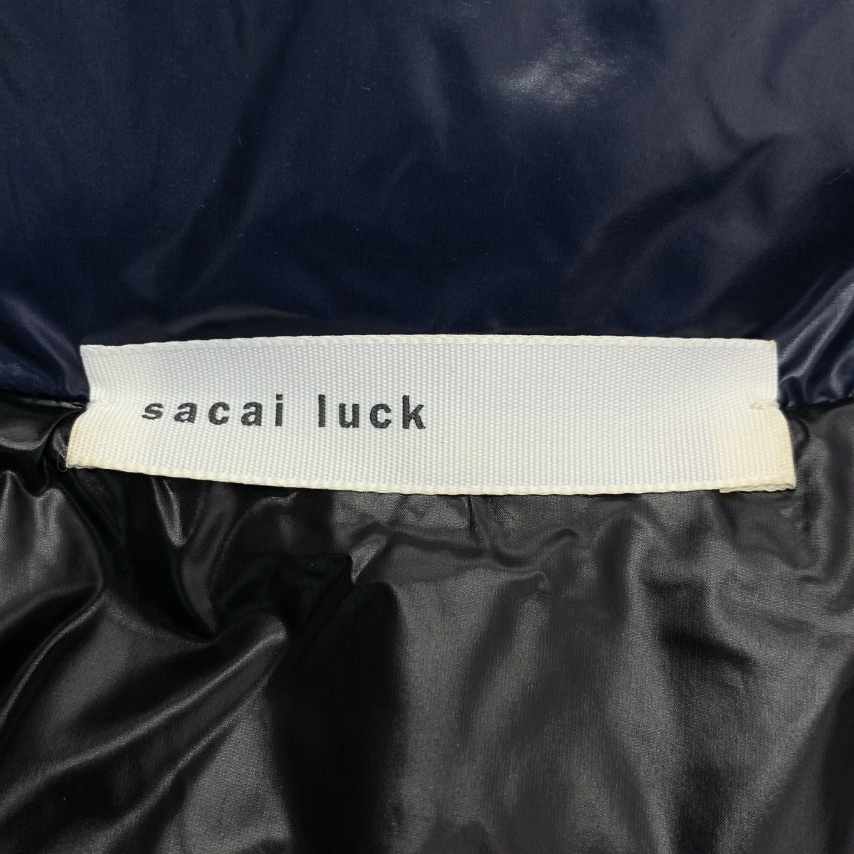 sacai luck | 不對稱拉鍊羽絨外套 | 尺寸 1 | 女款