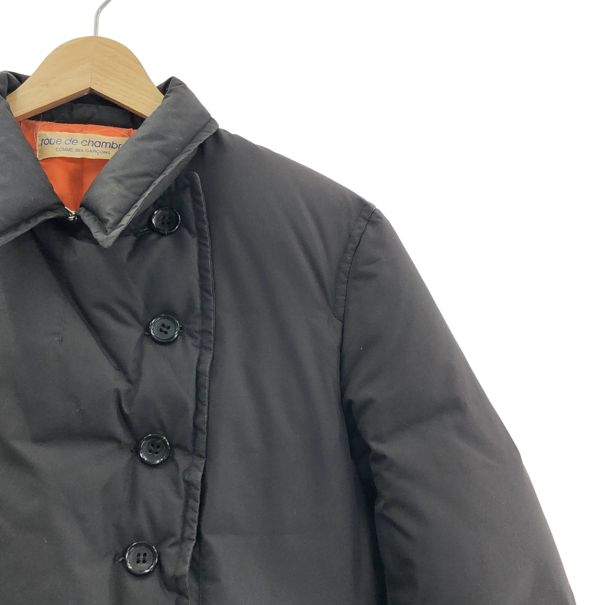 COMME des GARÇONS 睡袍 |西元2004年|雙排扣羽絨外套|尺寸 M |