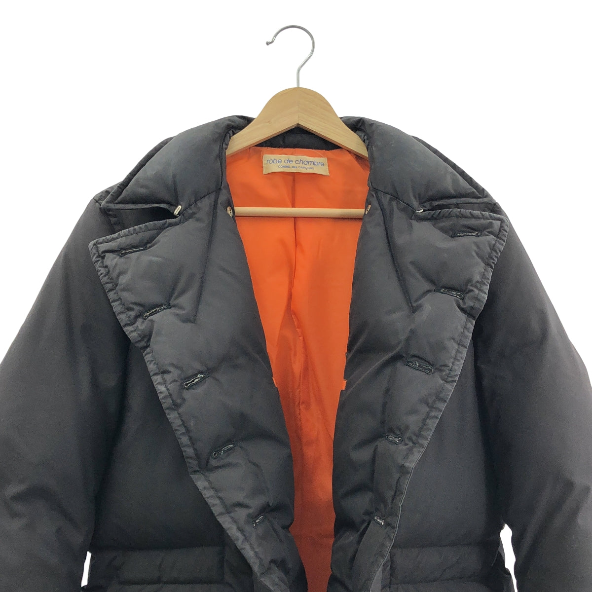 COMME des GARÇONS 睡袍 |西元2004年|雙排扣羽絨外套|尺寸 M |