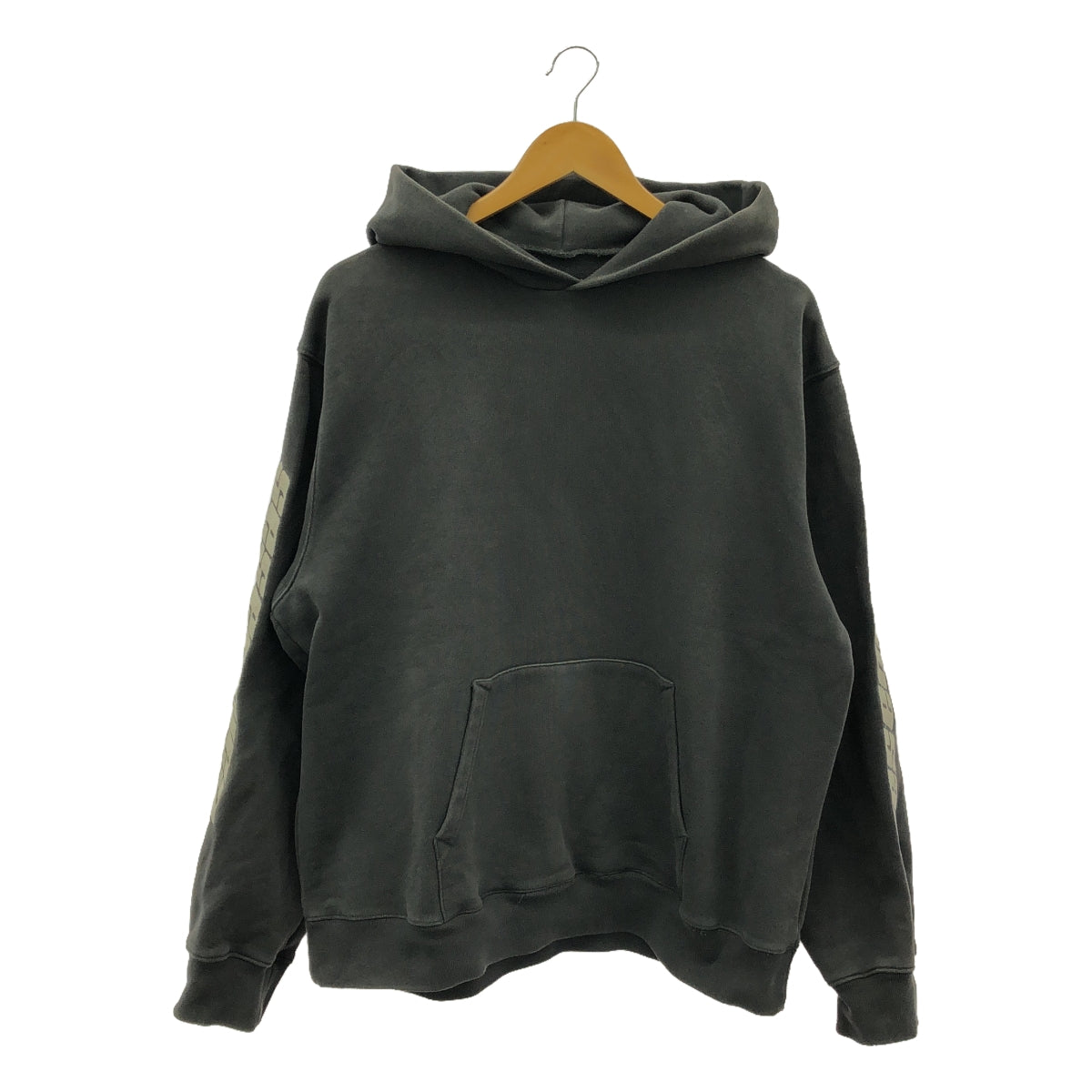 YEEZY / イージー | Season 6 Calabasas Hoodie / ロゴ スウェット フーディ | M | チャコールブラック | メンズ