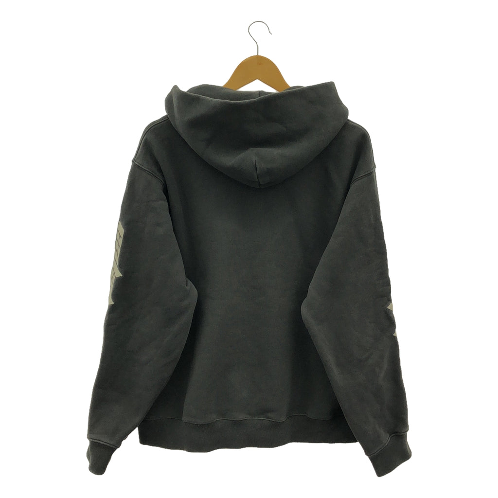 YEEZY / イージー | Season 6 Calabasas Hoodie / ロゴ スウェット フーディ | M | チャコールブラック | メンズ