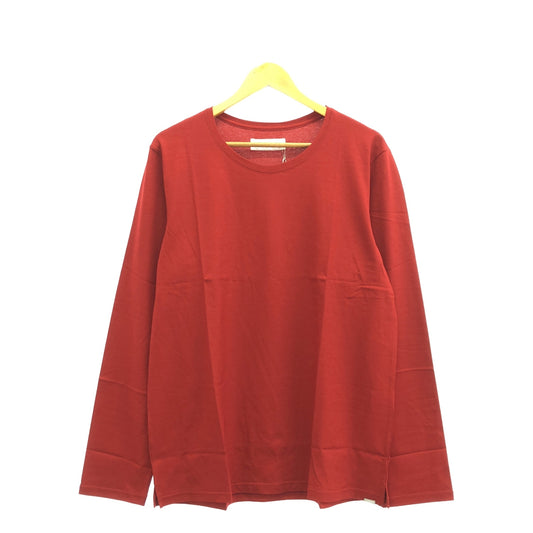 [New] prasthana / Prasthana | longsleeve / cut and sew | L | Red | Men's