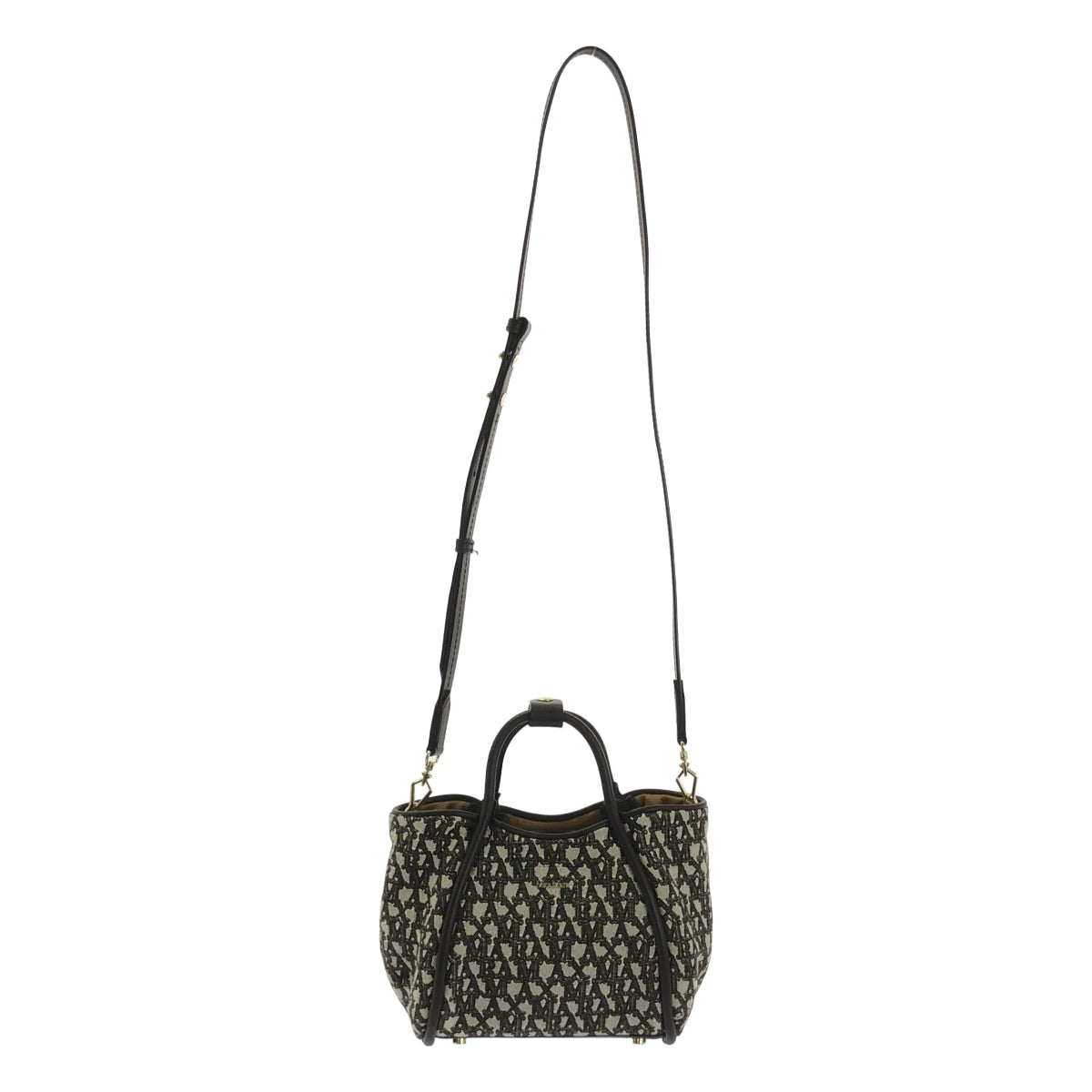 Max Mara / 맥스마라 | MARINE XS GRAM Shoulder Bag 마린 그램 자가드 숄더백 | 브라운 | 여성