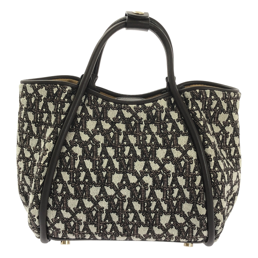 Max Mara / 맥스마라 | MARINE XS GRAM Shoulder Bag 마린 그램 자가드 숄더백 | 브라운 | 여성