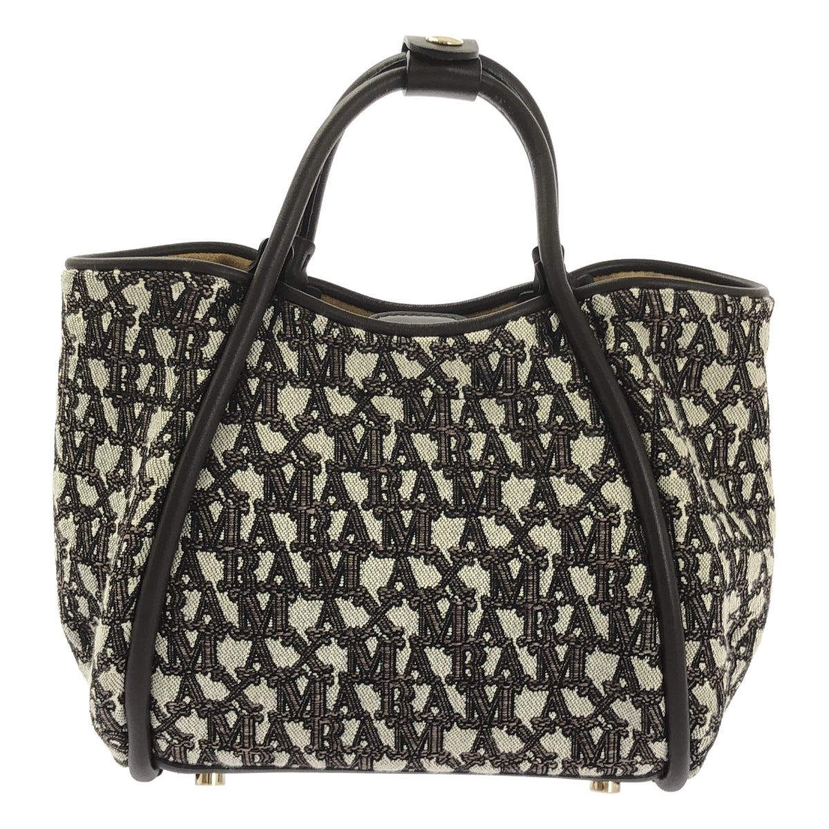 Max Mara / 맥스마라 | MARINE XS GRAM Shoulder Bag 마린 그램 자가드 숄더백 | 브라운 | 여성