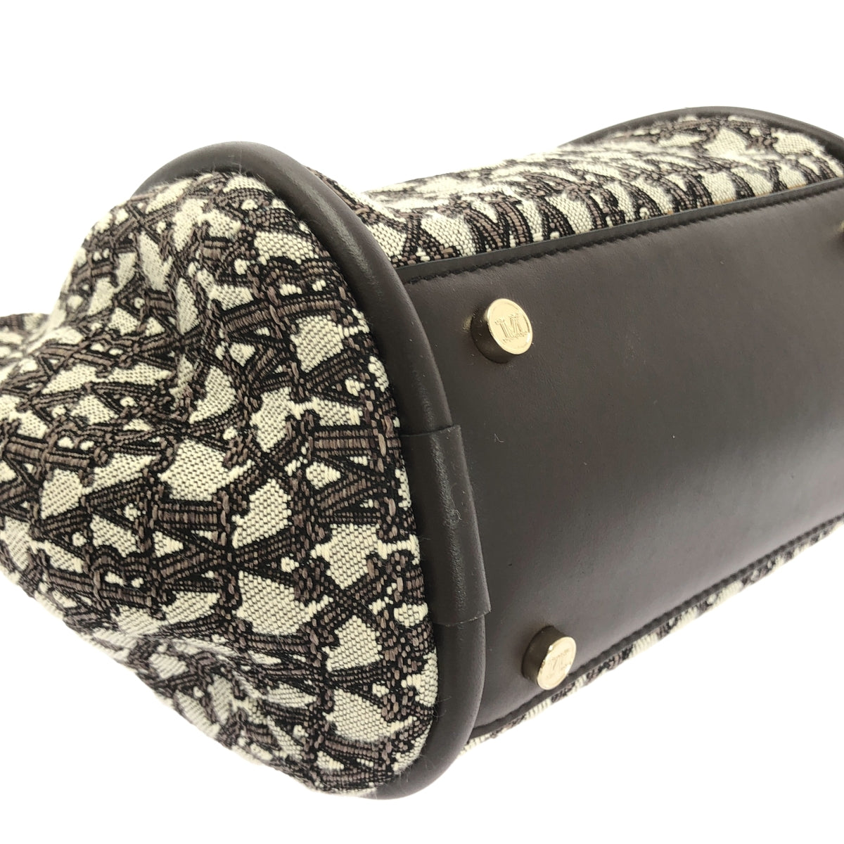 Max Mara / 맥스마라 | MARINE XS GRAM Shoulder Bag 마린 그램 자가드 숄더백 | 브라운 | 여성