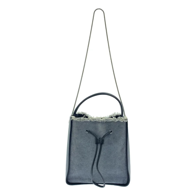 3.1 Phillip Lim / 스리원필립림 | SOLEIL SMALL BUCKET DRAWSTRING 데님 전환 숄더백 |