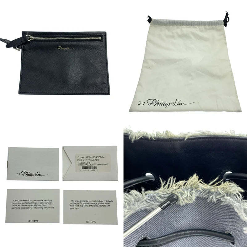 3.1 Phillip Lim / 스리원필립림 | SOLEIL SMALL BUCKET DRAWSTRING 데님 전환 숄더백 |