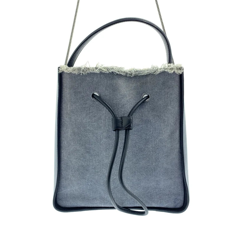 3.1 Phillip Lim / 3.1 Phillip Lim | SOLEIL SMALL BUCKET DRAWSTRING 丹寧拼接肩背包 |